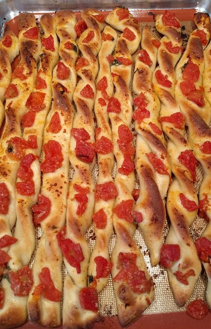 Just pulled these foccacia stix out of the oven. You should smell my kitchen.