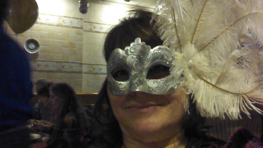 Here I am disguised as a silver bird...