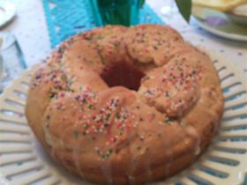 This Easter bread became my traditional cake. It was a recipe from my neighbor.