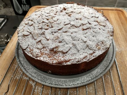 Sicilian Almond Ricotta Cake